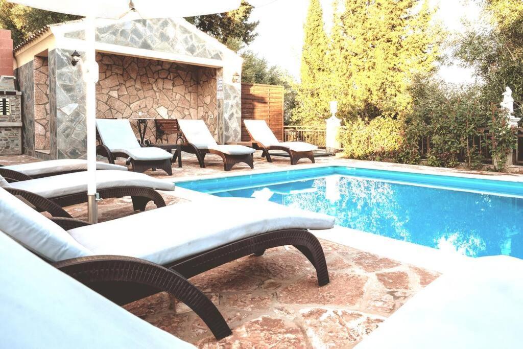 Poli House Family Villa W/ Pool Corfu  Exterior foto